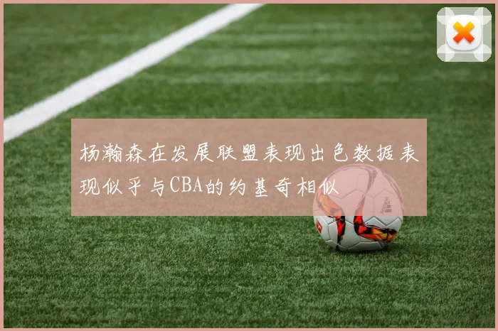 杨瀚森在发展联盟表现出色数据表现似乎与CBA的约基奇相似